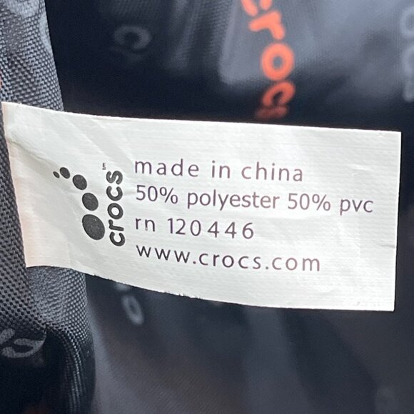 Crocs Blue & Orange With Super Mario Jibbitz Charms Carry Sack  Backpack - New - Picture 10 of 10